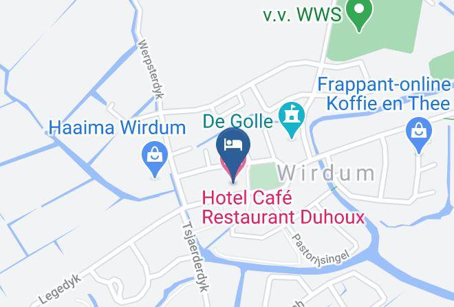 Leeuwarden - Hotel Cafe Restaurant Duhoux Maps