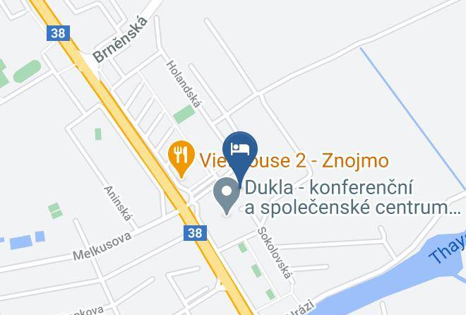 Znojmo - Hotel Dukla Maps