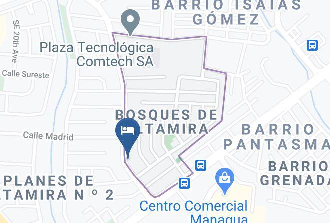 Managua - Hotel Dulce Hogar & Spa Maps