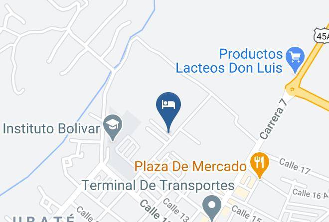 Ubate - Hotel Dulce Morada Maps