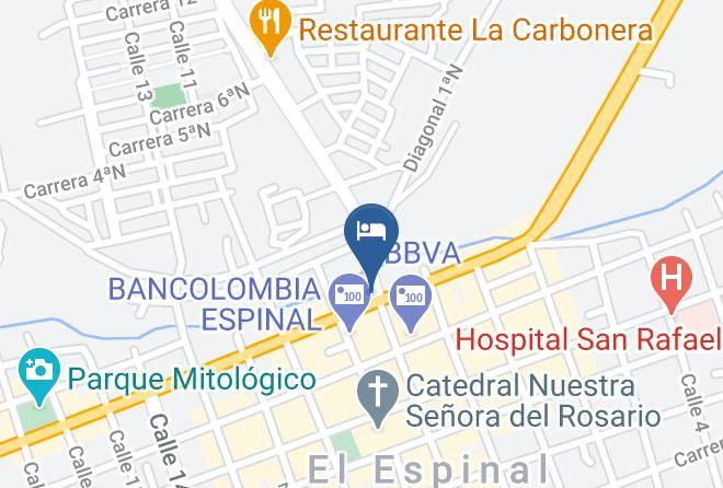 Espinal - Hotel Dulima Inn Maps