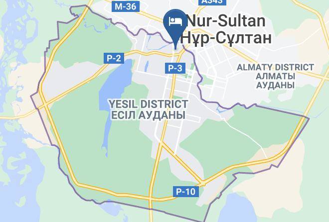 Nur Sultan - Hotel Duman Maps
