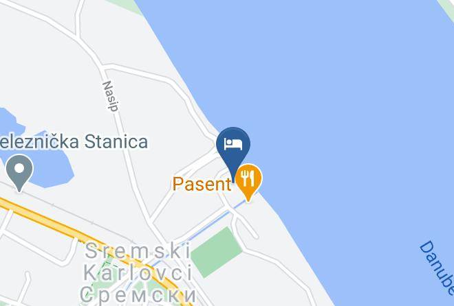 Juzno Backi - Hotel Dunav Maps
