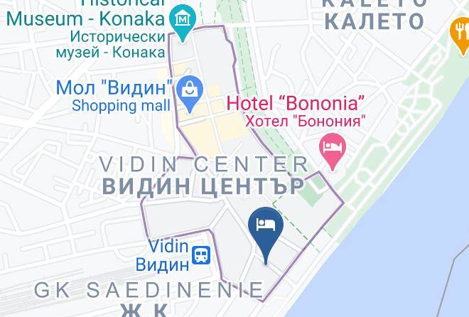 Vidin - Hotel Dunav Maps