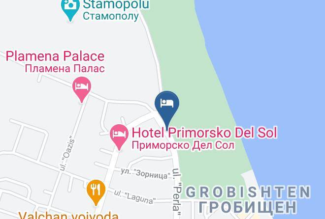Primorsko - Hotel Dunes 1 Maps