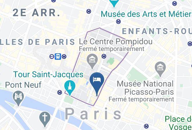 Paris - Hotel Duo Maps