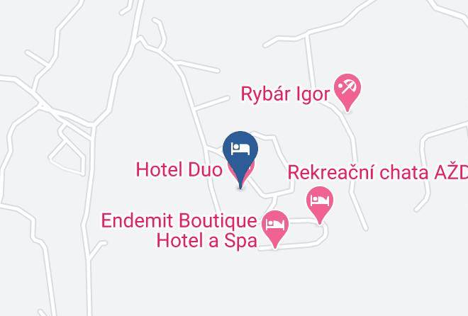 Vsetin - Hotel Duo Maps