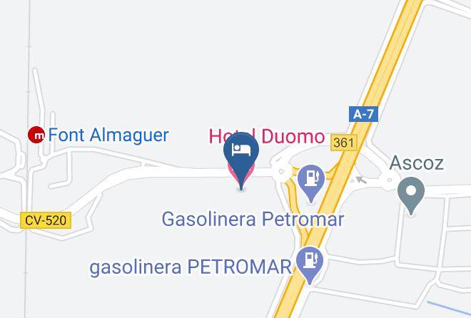 Valencia - Hotel Duomo Maps