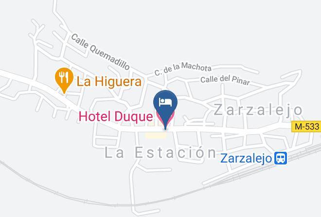 Madrid - Hotel Duque Maps
