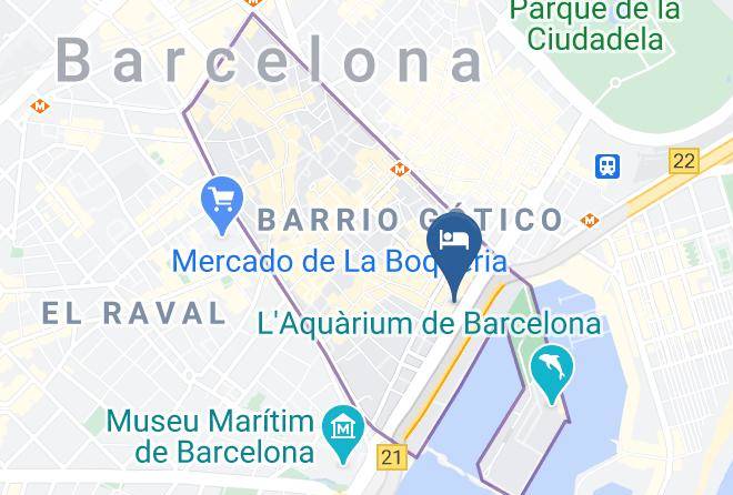 Barcelona - Hotel Duquesa De Cardona Barcelona Maps