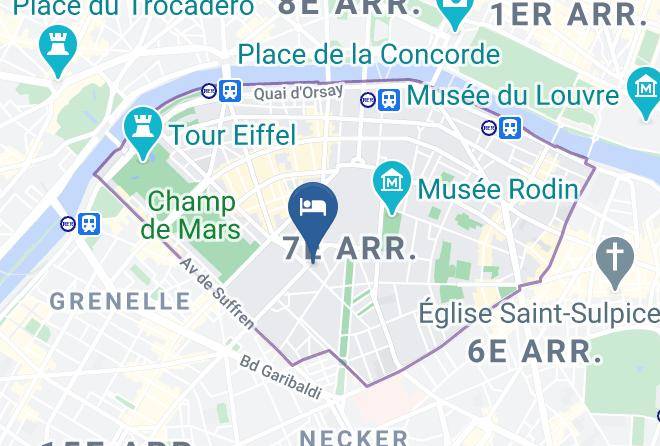 Paris - Hotel Duquesne Eiffel Maps