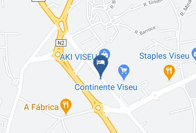 Viseu - Hotel Durao Maps