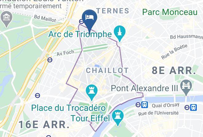 Paris - Hotel Duret Maps
