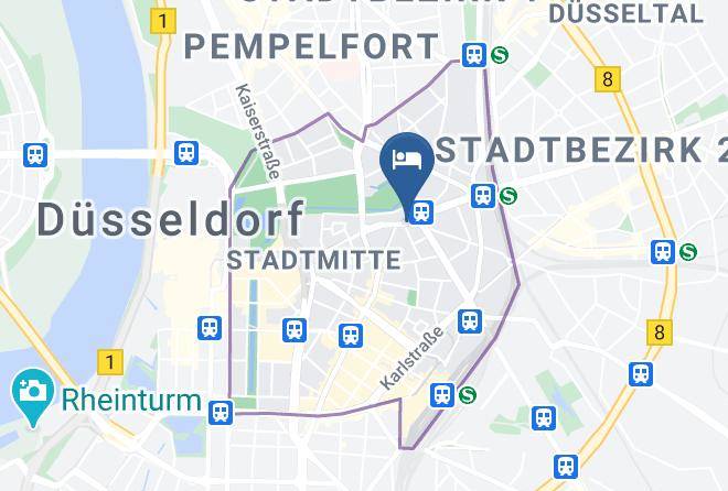 Hotel Dusseldorf City By Tulip Inn Map