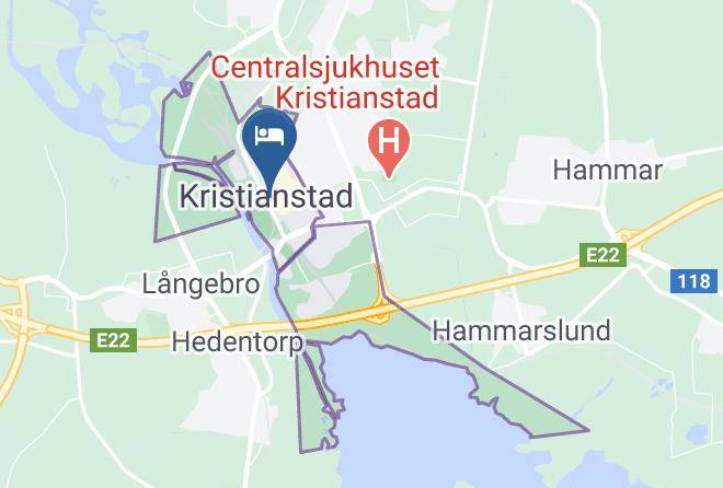 Hotel Duxiana Kristianstad Map