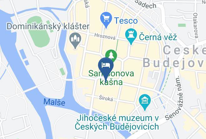 Ceske Budejovice - Hotel Dvorak Maps