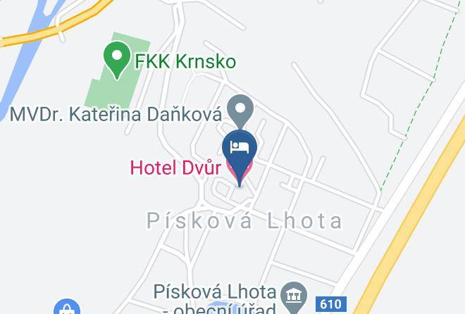 Hotel Dvur Map