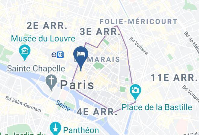 Paris - Hotel D'win Maps