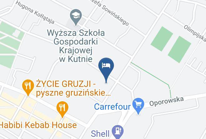 Kutnowski - Hotel Dworek Maps