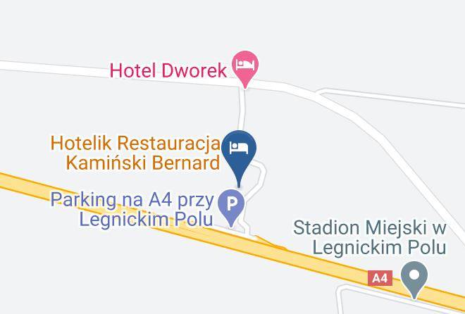 Legnicki - Hotel Dworek Maps