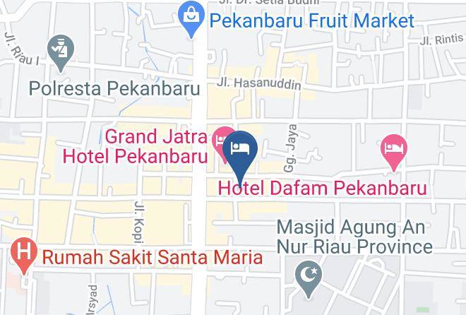 Hotel Dyan Graha Map