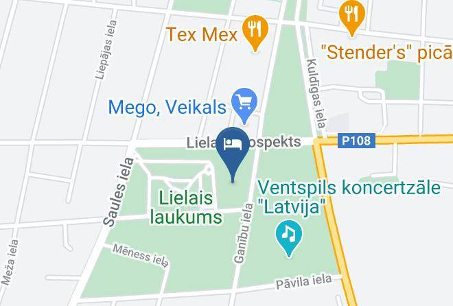 Hotel Dzintarjura Map