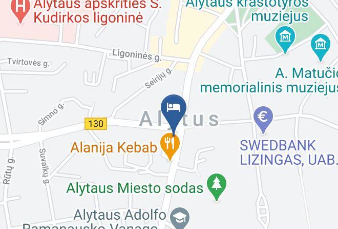 Alytus - Hotel Dzukija Maps