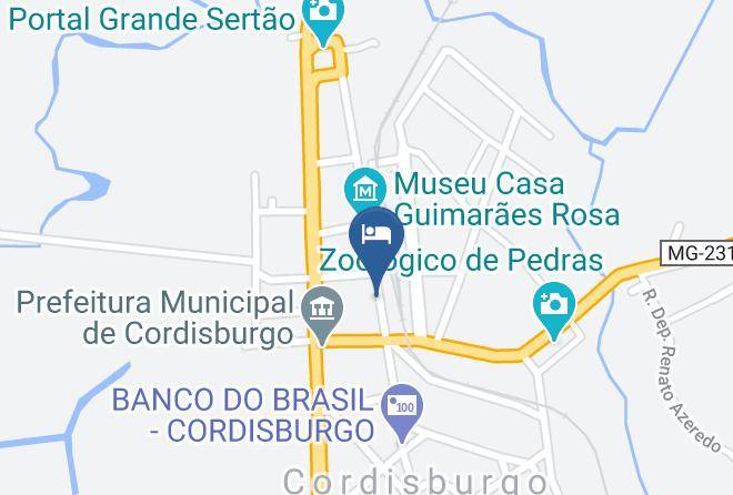 Cordisburgo - Hotel E Bar Chico Luzia Maps