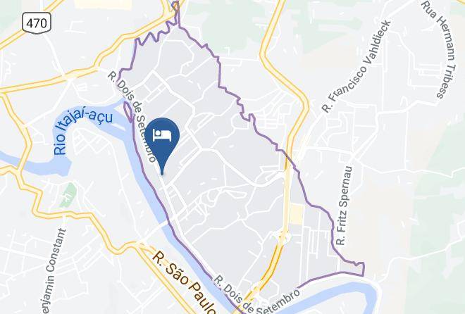 Blumenau - Hotel E Bar Reinlein Maps