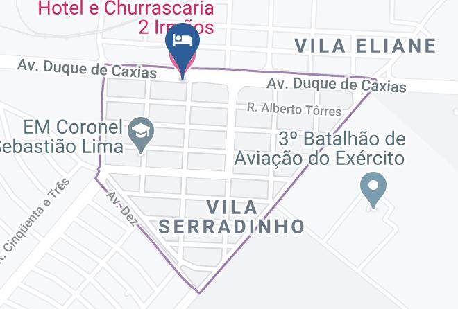 Campo Grande - Hotel E Churrascaria 2 Irmaos Maps