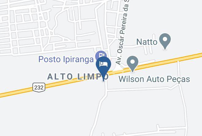 Hotel E Churrascaria Asa Branca Map