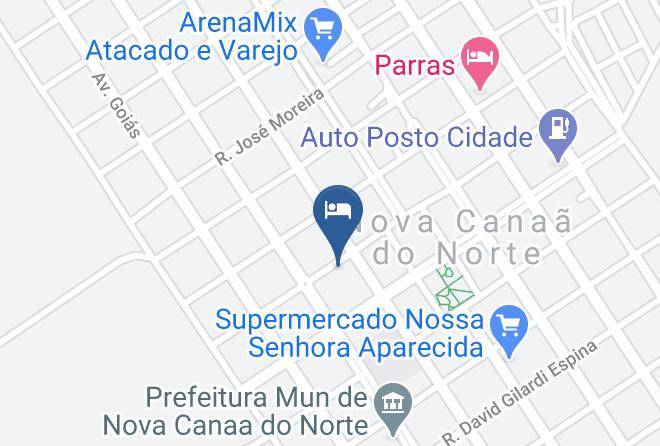 Hotel E Churrascaria Coqueiro Map