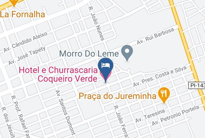 Oeiras - Hotel E Churrascaria Coqueiro Verde Maps