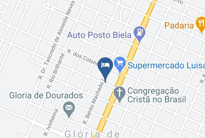 Gloria De Dourados - Hotel E Churrascaria Prata Maps