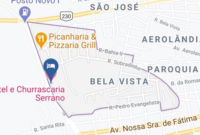 Picos - Hotel E Churrascaria Serrano Maps