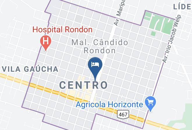 Marechal Candido Rondon - Hotel E Churrascaria Soledade Maps