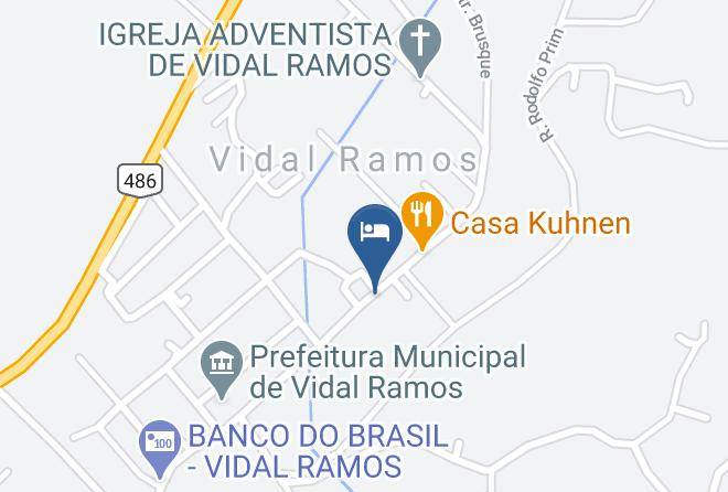 Vidal Ramos - Hotel E Confeitaria Tante Mila Maps