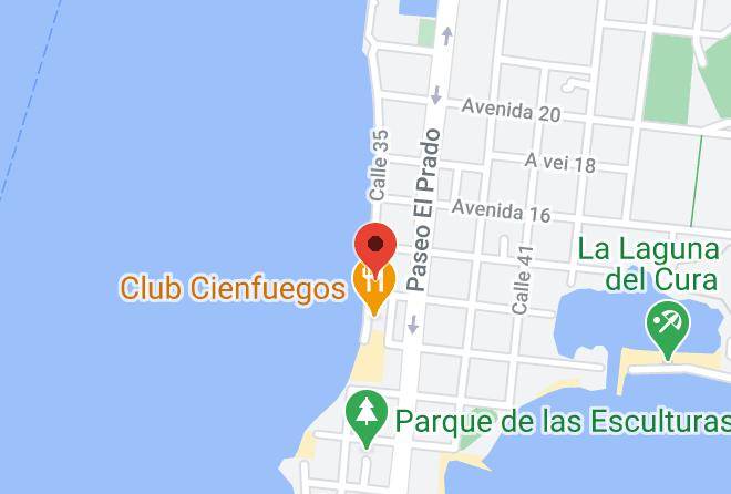Cienfuegos - Hotel E La Union Maps