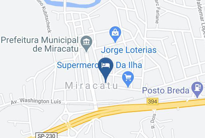 Miracatu - Hotel E Lanchonete Miracatu Maps
