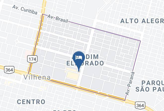 Vilhena - Hotel E Lanchonete Rodoviario Maps