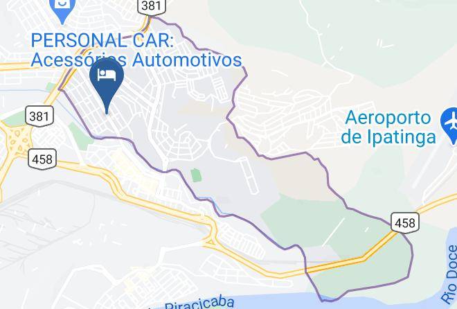 Ipatinga - Hotel E Lanchonete Veneza Maps