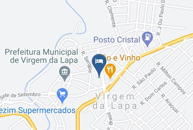 Virgem Da Lapa - Hotel E Pousada Brasil Maps