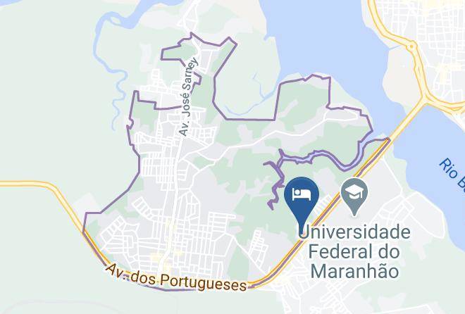 Sao Luis - Hotel E Pousada Canaa Maps