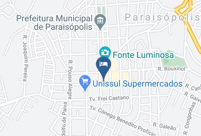 Paraisopolis - Hotel E Pousada Central Maps
