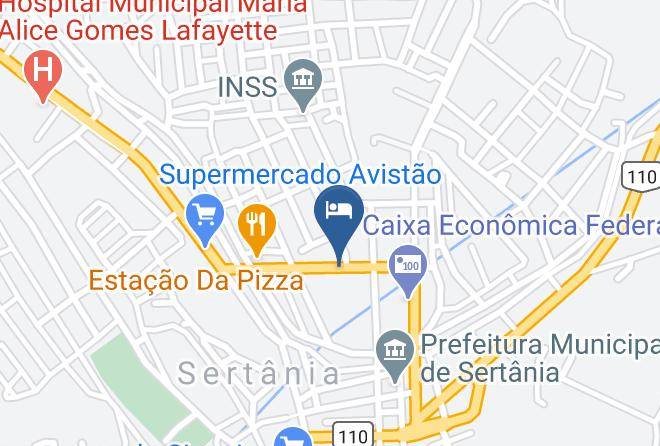 Sertania - Hotel E Pousada Mandacaru Maps