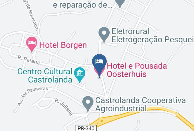 Hotel E Pousada Oosterhuis Map