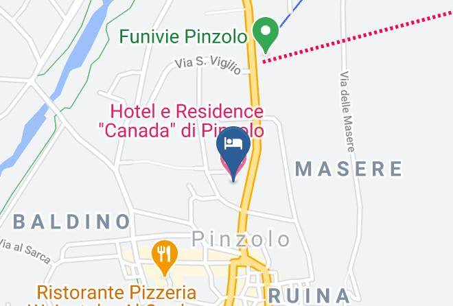 Trento - Hotel E Residence Canada Di Pinzolo Maps