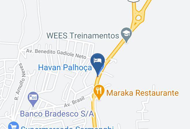 Joao Neiva - Hotel E Rest Pirangy Maps