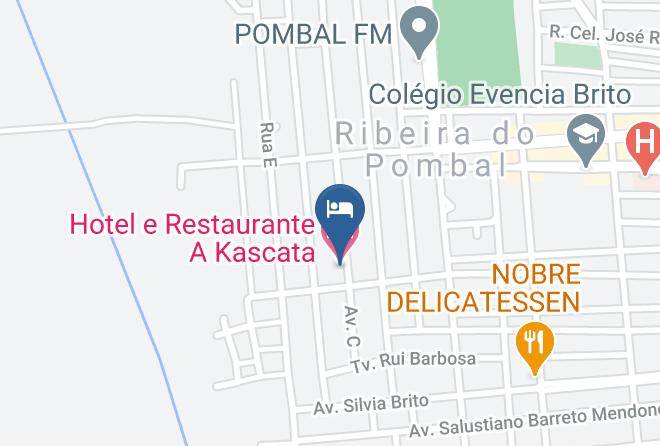 Ribeira Do Pombal - Hotel E Restaurante A Kascata Maps