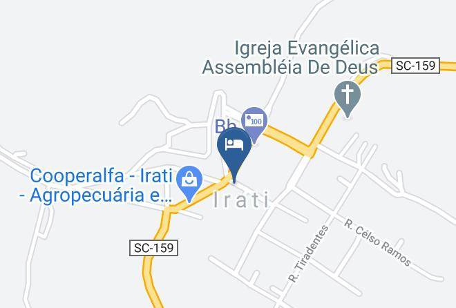 Irati - Hotel E Restaurante Aquarius Maps